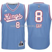 Maillot Retro Sacramento Kings Gay 1985-86 Bleu