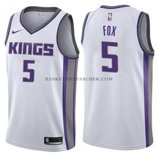 Maillot Sacramento Kings De'aaron Fox Association 2017-18 Blanc