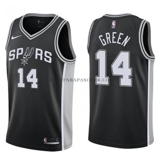 Maillot San Antonio Spurs Danny 2017-18 Vert Icon 2017-18 Noir