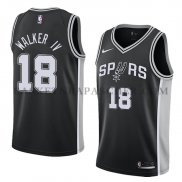 Maillot San Antonio Spurs Lonnie Walker Iv Icon 2017-18 Noir