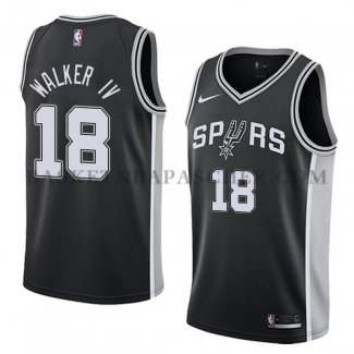 Maillot San Antonio Spurs Lonnie Walker Iv Icon 2017-18 Noir