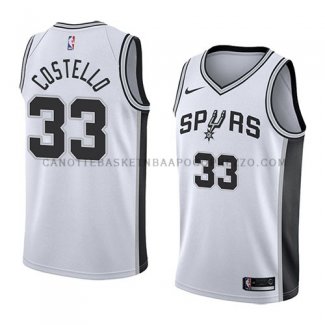 Maillot San Antonio Spurs Matt Costello Association 2018 Blanc