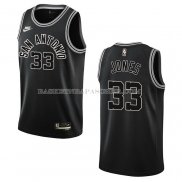 Maillot San Antonio Spurs Tre Jones NO 33 Classic 2022-23 Noir