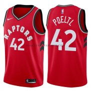 Maillot Toronto Raptors Jakob Poeltl Icon 2017-18 Rouge