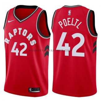 Maillot Toronto Raptors Jakob Poeltl Icon 2017-18 Rouge