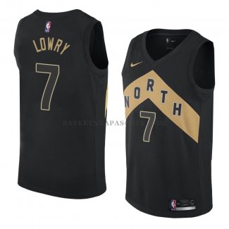 Maillot Toronto Raptors Kyle Lowry Ville 2018 Noir