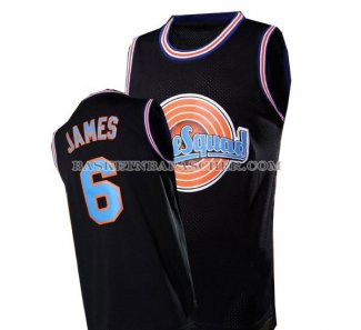 Maillot Tune Squad James Noir