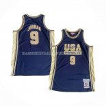 Maillot USA 1992 Michael Jordan Bleu Or