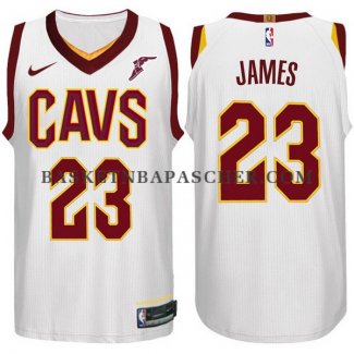 Nike Maillot Cleveland Cavaliers James 2017-18 Blanc