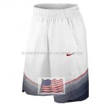 Short USA 2014 Blanc