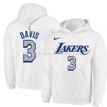 Veste a Capuche Los Angeles Lakers Anthony Davis Blanc