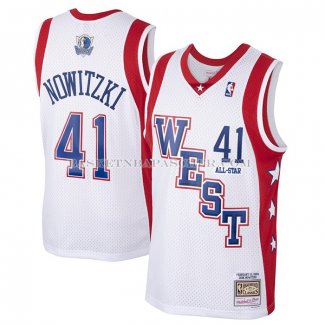 Maillot All Star 2004 Dirk Nowitzki Blanc