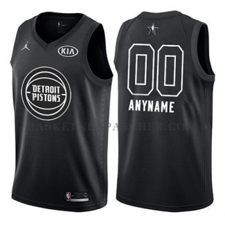 Maillot All Star 2018 Detroit Pistons Nike Personnalise Noir