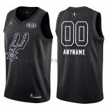 Maillot All Star 2018 San Antonio Spurs Nike Personnalise Noir