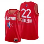 Maillot All Star 2020 Milwaukee Bucks Khris Middleton Rouge