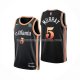 Maillot Atlanta Hawks Dejounte Murray NO 5 Ville 2022-23 Noir