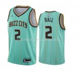 Maillot Charlotte Hornets Lamelo Ball Ville 2020-21 Vert