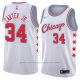 Maillot Chicago Bulls Wendell Carter Jr Ciudad 2018 Blanc.