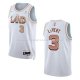 Maillot Cleveland Cavaliers Caris Levert NO 3 Ville 2022-23 Blanc