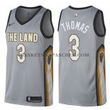 Maillot Cleveland Cavaliers Isaiah Thomas Ville Gris