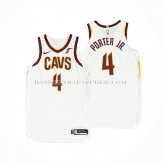 Maillot Cleveland Cavaliers Kevin Porter JR. NO 4 Association Authentique Blanc