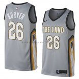 Maillot Cleveland Cavaliers Kyle Korver Ville 2018 Gris