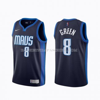 Maillot Dallas Mavericks Josh Green Earned 2020-21 Bleu