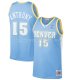 Maillot Denver Nuggets Carmelo Anthony NO 15 Mitchell & Ness 2003-04 Bleu
