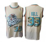 Maillot Detroit Pistons Grant Hill Retro 33 Crema Maillot Detroit Pistons Grant Hill Retro 33 Crema