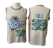Maillot Detroit Pistons Grant Hill Retro 33 Crema