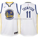 Maillot Enfant Golden State Warriors Klay Thompson 2017-18Blanc
