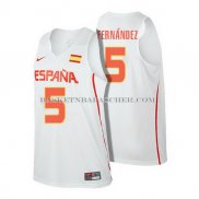 Maillot Espagne Fernandez 2016 Blanc