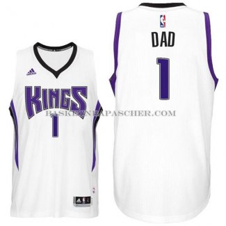 Maillot Fete des peres Sacramento Kings Dad Blanc