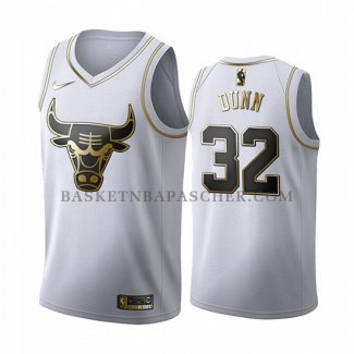 Maillot Golden Edition Chicago Bulls Kris Dunn 2019-20 Blanc