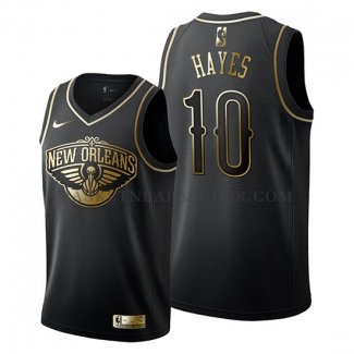 Maillot Golden Edition New Orleans Pelicans Jaxson Hayes Noir