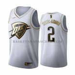 Maillot Golden Edition Oklahoma City Thunder Shai Gilgeous Alexander 2019-20 Blanc