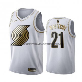 Maillot Golden Edition Portland Trail Blazers Hassan Blancside Blanc