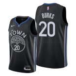 Maillot Golden State Warriors Alec Burks Ville 2019-20 Noir
