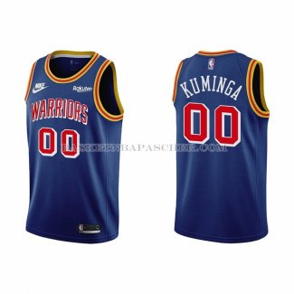 Maillot Golden State Warriors Jonathan Kuminga NO 00 75th Anniversary Bleu