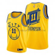 Maillot Golden State Warriors Klay Thompson Hardwood Classics Or