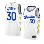 Maillot Golden State Warriors Stephen Curry NO 30 Champs Whitestars 2022-23 Blanc