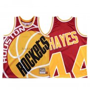 Maillot Houston Rockets Elvin Hayes Mitchell & Ness Big Face Rouge