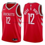 Maillot Houston Rockets Luc Mbah A Moute Icon 2017-18 Rouge