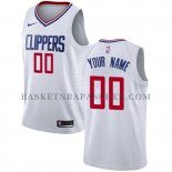 Maillot Los Angeles Clippers Personnalise 2017-18 Blanc