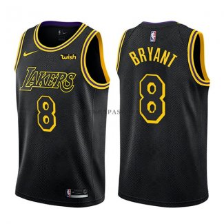 Maillot Los Angeles Lakers Kobe Bryant Ciudad Noir