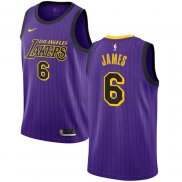 Maillot Los Angeles Lakers Lebron James 2019-20 Ville Volet