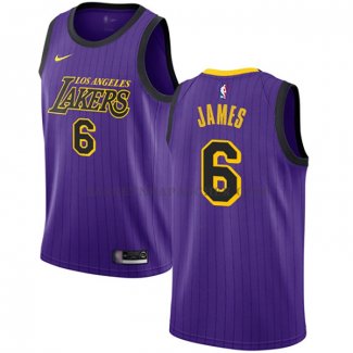 Maillot Los Angeles Lakers Lebron James 2019-20 Ville Volet