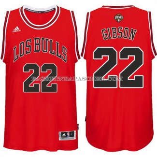 Maillot Los Chicago Bulls Gibson Rouge