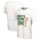 Maillot Manche Courte Boston Celtics 2024 NBA Finals Champions Celebration Parade Blanc