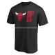 Maillot Manche Courte Chicago Bulls Whole New Game Noir